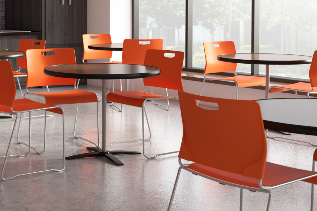 Kelley Plastic Stacking Chair - Mammoth Office Furniture